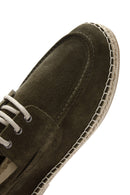 Men's Khaki Suede Leather Espadrille | Derimod Men's Khaki Suede Leather Espadrille | Derimod