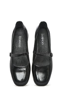Women's Black Low Heel Patent Leather Ballerinas | Derimod Women's Black Low Heel Patent Leather Ballerinas | Derimod