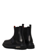 Harley Davidson Male Black Polperro Leather Chelsea Boots | Derimod Harley Davidson Male Black Polperro Leather Chelsea Boots | Derimod