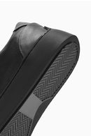 Erkek Siyah Bağcıklı Deri Sneaker | Derimod Erkek Siyah Bağcıklı Deri Sneaker | Derimod