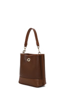 Woman Brown Long-Strap Shoulder Bag | Derimod Woman Brown Long-Strap Shoulder Bag | Derimod