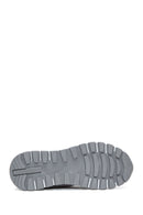Women's Anthracite Suede Leather Sneaker | Derimod Women's Anthracite Suede Leather Sneaker | Derimod