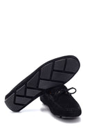Erkek Siyah Süet Deri Casual Loafer | Derimod Erkek Siyah Süet Deri Casual Loafer | Derimod
