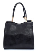Women's Snakeskin Patterned Shoulder Bag | Derimod Women's Snakeskin Patterned Shoulder Bag | Derimod