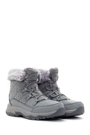 Skechers Kadın Gri Trego Outdoor Bot | Derimod Skechers Kadın Gri Trego Outdoor Bot | Derimod