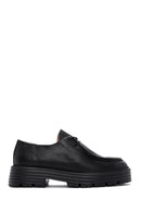 Women's Black Leather Oxford Shoes | Derimod Women's Black Leather Oxford Shoes | Derimod
