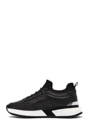 Men's Black Lace-up Leather Sneaker | Derimod Men's Black Lace-up Leather Sneaker | Derimod