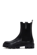 Women's Black Leather Chelsea Boots | Derimod Women's Black Leather Chelsea Boots | Derimod