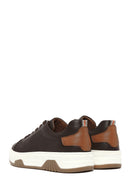 Men's Brown Lace-up Thick-Sole Leather Sneaker | Derimod Men's Brown Lace-up Thick-Sole Leather Sneaker | Derimod