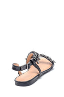 Kadın Casual Taş Detaylı Sandalet | Derimod Kadın Casual Taş Detaylı Sandalet | Derimod