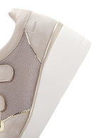 Geox Kadın Vizon Ilde Dolgu Topuk Sneaker | Derimod Geox Kadın Vizon Ilde Dolgu Topuk Sneaker | Derimod