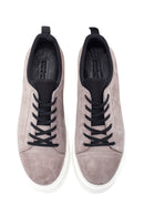Men's Mink Suede Leather Sneaker | Derimod Men's Mink Suede Leather Sneaker | Derimod
