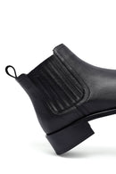 Woman Siyah Leather Chelsea Bot | Derimod Woman Siyah Leather Chelsea Bot | Derimod