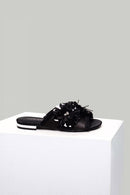Sequin Detailed Women's Slippers | Derimod Sequin Detailed Women's Slippers | Derimod