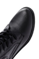 Women's Black Leather Zippered Boots | Derimod Women's Black Leather Zippered Boots | Derimod