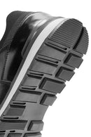 Men's Black Lace-Up Leather Casual Sneaker | Derimod Men's Black Lace-Up Leather Casual Sneaker | Derimod