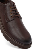 Men's Brown Lace-Up Leather Casual Shoes | Derimod Men's Brown Lace-Up Leather Casual Shoes | Derimod