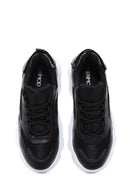 Kadın Siyah Kalın Tabanlı Sneaker | Derimod Kadın Siyah Kalın Tabanlı Sneaker | Derimod