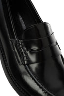 Kadın Siyah Deri Maskülen Loafer | Derimod Kadın Siyah Deri Maskülen Loafer | Derimod