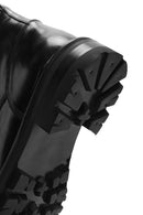 Men's Black Zippered Leather Boots | Derimod Men's Black Zippered Leather Boots | Derimod
