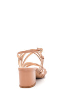 Women's Thick Heeled Leather Sandals | Derimod Women's Thick Heeled Leather Sandals | Derimod