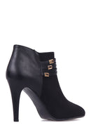 Women's Buckle Patterned Bootie | Derimod Women's Buckle Patterned Bootie | Derimod