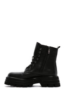 Women's Black Thick Soled Boots | Derimod Women's Black Thick Soled Boots | Derimod