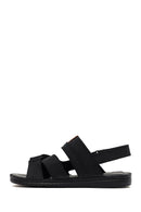 Men's Black Leather Sandals | Derimod Men's Black Leather Sandals | Derimod