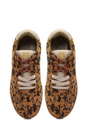 Derimod Studio Women's Leopard Lace-Up Patterned Sneaker | Derimod Derimod Studio Women's Leopard Lace-Up Patterned Sneaker | Derimod