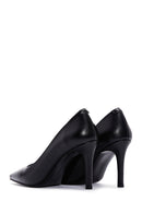 Women's Black Leather Stiletto | Derimod Women's Black Leather Stiletto | Derimod