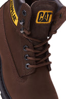 Caterpillar Men's Brown Colorado Nubuck Leather Boots | Derimod Caterpillar Men's Brown Colorado Nubuck Leather Boots | Derimod