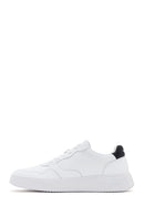 Alberto Guardiani Erkek Beyaz New Era Kalın Tabanlı Deri Sneaker | Derimod Alberto Guardiani Erkek Beyaz New Era Kalın Tabanlı Deri Sneaker | Derimod