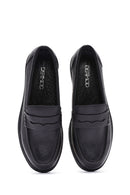 Kadın Siyah Deri Comfort Loafer | Derimod Kadın Siyah Deri Comfort Loafer | Derimod