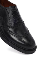 Men's Black Lace-up Leather Casual Shoes | Derimod Men's Black Lace-up Leather Casual Shoes | Derimod