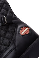 Harley Davidson Kadın Siyah New Worker Deri Postal Bot | Derimod Harley Davidson Kadın Siyah New Worker Deri Postal Bot | Derimod