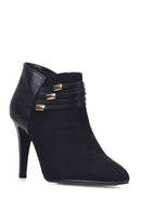Women's Buckle Patterned Bootie | Derimod Women's Buckle Patterned Bootie | Derimod