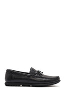 Men's Black Leather Casual Loafer | Derimod Men's Black Leather Casual Loafer | Derimod