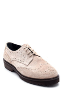 Women's Suede Leather Oxford Shoes | Derimod Women's Suede Leather Oxford Shoes | Derimod