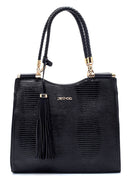Women's Snakeskin Patterned Shoulder Bag | Derimod Women's Snakeskin Patterned Shoulder Bag | Derimod