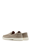 Men's Beige Suede Leather Casual Loafer | Derimod Men's Beige Suede Leather Casual Loafer | Derimod