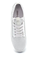Kadın Beyaz Desenli Sneaker | Derimod Kadın Beyaz Desenli Sneaker | Derimod