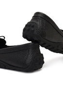Women's Black Tasselled Leather Loafer | Derimod Women's Black Tasselled Leather Loafer | Derimod