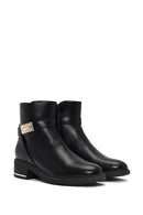 Women's Black Zippered Buckle Detailed Boots | Derimod Women's Black Zippered Buckle Detailed Boots | Derimod