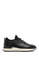 Erkek Siyah Kalın Tabanlı Deri Casual Sneaker | Derimod Erkek Siyah Kalın Tabanlı Deri Casual Sneaker | Derimod