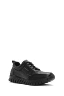 Derimod Fly Erkek Siyah Bağcıklı Deri Casual Sneaker | Derimod Derimod Fly Erkek Siyah Bağcıklı Deri Casual Sneaker | Derimod