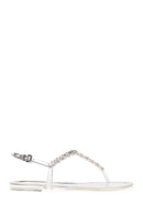 Women's Transparent Jelly Sandals with Stones | Derimod Women's Transparent Jelly Sandals with Stones | Derimod