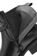 Women's Black Zippered Buckle Detailed Boots | Derimod Women's Black Zippered Buckle Detailed Boots | Derimod