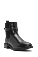 Women's Black Zippered Buckle Detailed Boots | Derimod Women's Black Zippered Buckle Detailed Boots | Derimod
