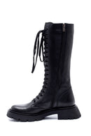 Women's Leather Lace Up Boots | Derimod Women's Leather Lace Up Boots | Derimod