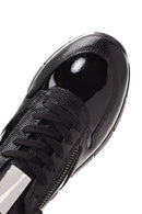 Kadın Siyah Deri Sneaker | Derimod Kadın Siyah Deri Sneaker | Derimod